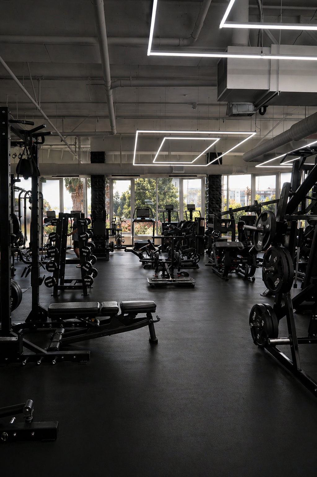 Interior of Revision, a private luxury gym and wellness club in Woodland Hills